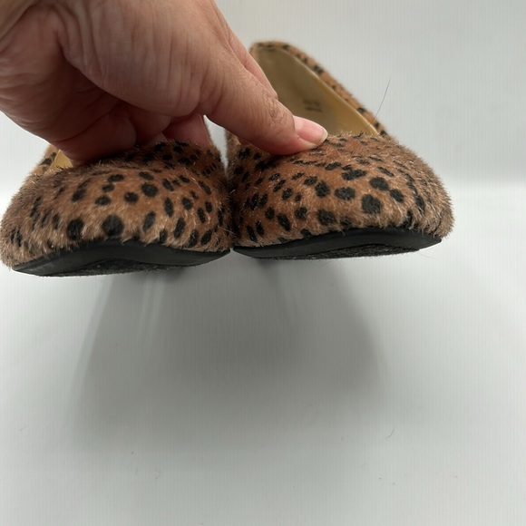 CL by Laundry Leopard Faux Mohair Classic Pump Block Heels Size 10M - Picture 3 of 11